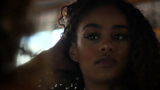 Influencer is a petite black teen babe