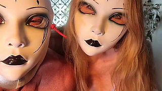Domslut in Sexy Lavender, Pegging Her Slut with Mega Strapon Dildo, Latinlover, with Carmen Harness by Mrhankeystoys