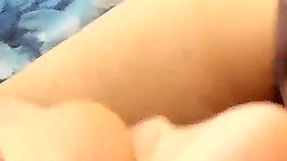 Real Homemade Video! Cutie Jerks My Cock on Her Ass.