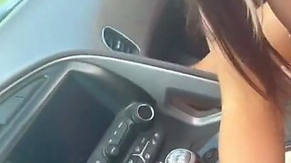 Noturhoneybb Passionate Quickie In The Car
