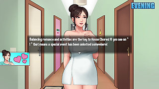 My Own Step MOM Bath With Door Opened & Caught Me Masturbate For Her Big Juicy Butts to Make Pregnant