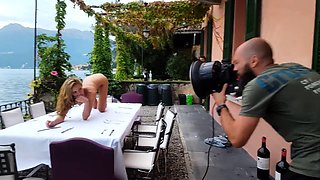 Masked Italian teen blowjob