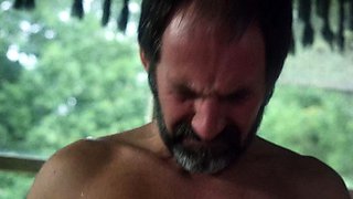 Steamy outdoors threesome with hardcore scene