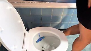 German MILF Girlfriend Dirty Toilet Talk & Pissing Fetish with Petra Wegat