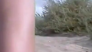 Beach Sex with the Dildo