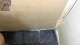 Entering the Bathroom Then I Put My Dick in the Vagina