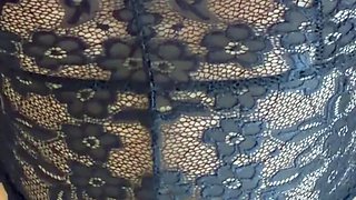 Italian American MILF Solo Play: Sexy Brunette in Lingerie