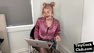 Pathetic tiny male pole incel minimized by femdom