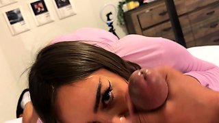 Sisi Rose jerks my dick before bed - Teddy Tarantino