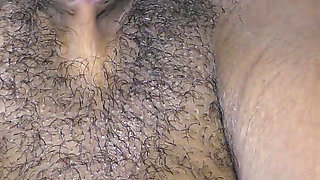 Nice close up interracial creampie with BWC