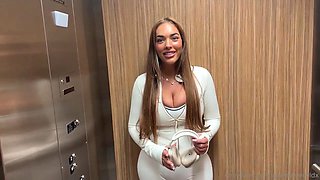 Alanna Pows Post-Gym Creampie Fill