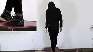 Mistress Dyanna - Tramples While Slave Orgasms FemDom