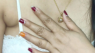 Hot indian bhabhi sex with her old college friend and give him great blowjob.