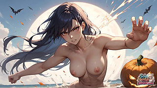 Pumpkin Glow & Blue Hair Solo Mug Seduction