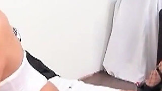 Horny redhead teen and her friend fucked by black fat cock