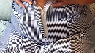 Naughty Nurse Julie - Bra Reveal & Teasing Huge Tits - 002-s-v-3-nurse-boobs