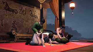 Recalling the Days When He Had an Affair with Stepsister Tong Behind the Stage (3d)