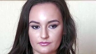 Samantha Grainder Doing A Hard Audition For WoodmanCastingX