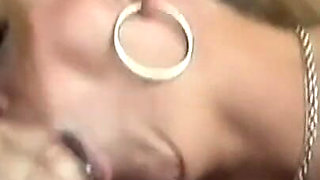 Sexy Horny Blonde MILF Sucks Big Black Cock Thoroughly and Then Gets Fucked Doggy Style Hard