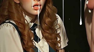 Extreme Deepthroat Ending in Face Full of Cum