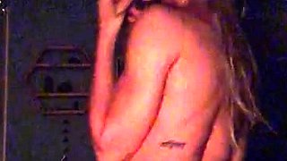 Big boobs webcam slut toys her asshole