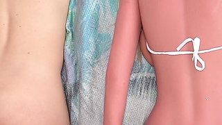 Catching My Fuckboy Pounding a Lifelike Zelex Doll - I Join for a Steamy Threesome Fuckfest!