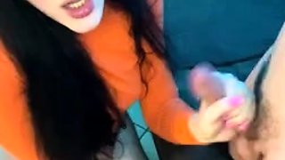 Lindsay Vanilla Sucking And Swallowing Big Load of Cum