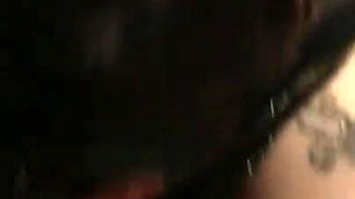 Cosplay action with masked strippers