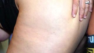 German Curvy BBW Mature Kathy D with Natural Monster Tits Seduce to Fuck by Boy