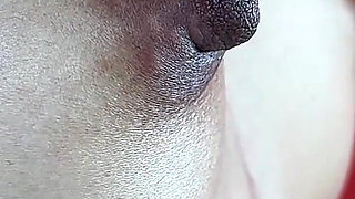 Small Tits Asian Girl Extreme Close-up Nipple Tease & Play - Littlelewdluna’s Big Asian Nipples Need Attention!
