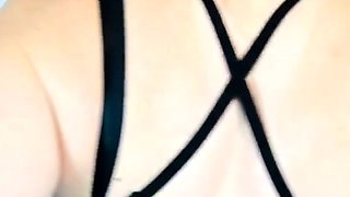 Small breasted teen babe fingers solo pussy in hot close up