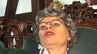 Solo German Granny Likes to Finger Her Cunt