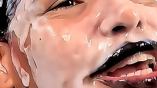 Extreme Facial, Huge Natural Curves and Glossy Latex
