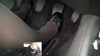 Screaming Brake Failure in Black Patent Flats