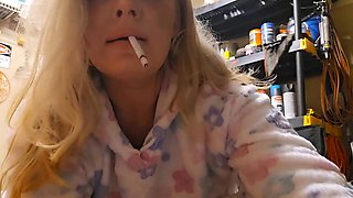 Smoking Babe Jerks You Off