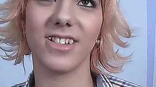 Redhead masturbating