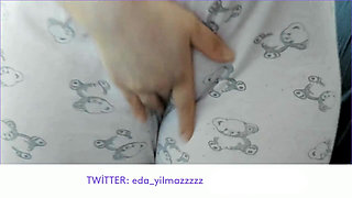 Cameltoe- Masturbate with Pajama- Rubbing Pussy with Pajama