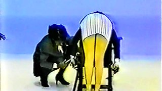 Amateur fetish BDSM action with redhead
