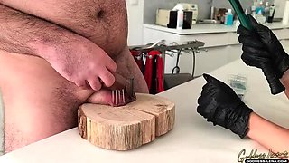 Goddess Lena Cruel Cock Torment - Extreme CBT & Ballbusting Punishment
