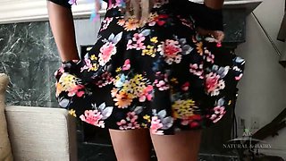 Oya Black Ebony Babe Fingers Hairy Pussy with Clit Vibrator and Dirty Talk Before Explos