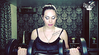 Strong muscles worship! Sport motivation for pathetic losers like you ! 120 repeats!