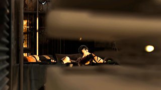 Futanari Taryn Claims Her Toy in Desert Wreckage Shelters