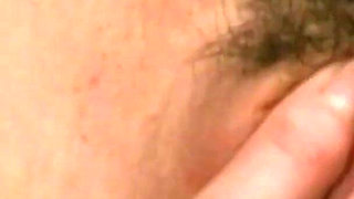 Fantastic Masked MILF with Hairy Pussy Fucked and Cummed in Mouth by Huge Amateur Cock