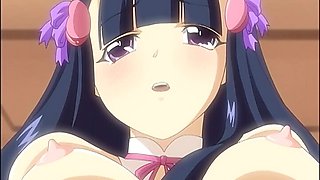 Blondes and brunettes in a steamy hentai orgy