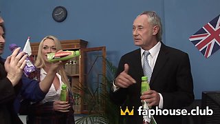 Fiery Whores Feast on Successful Bosses in Wild