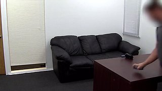 Emjay Undergoing Rough BackroomCastingCouch Evaluation With