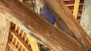 Inked French Slut Got Fucked in Outdoor Show