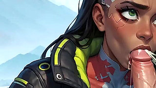 A Black Sweetie Gets on All Fours on a Snowy Mountaintop, Prepared for a Gigantic Chisel and Super-fucking-hot XXX