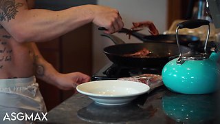 Passions Run High When Hunk Buddy Rails Military Bestie