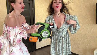 Windy Dress Seduction